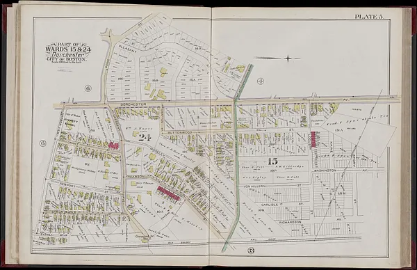 Atlas of the city of Boston, volume five, Dorchester Mass.