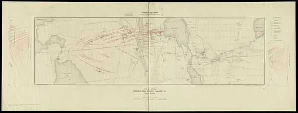 Plan and sections Waverley gold district, Halifax Co., Nova Scotia