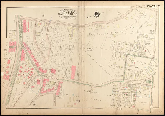 Atlas of the city of Boston, Brighton