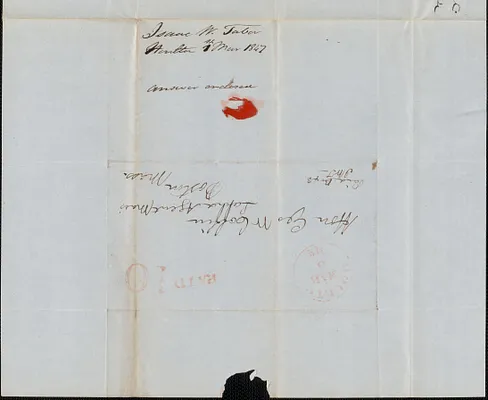 Isaac W. Tabor to George Coffin, 1 March 1847