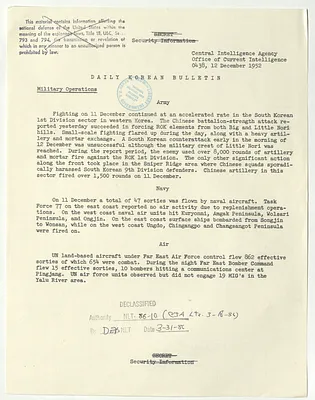 Memorandum, Daily Korean Bulletin