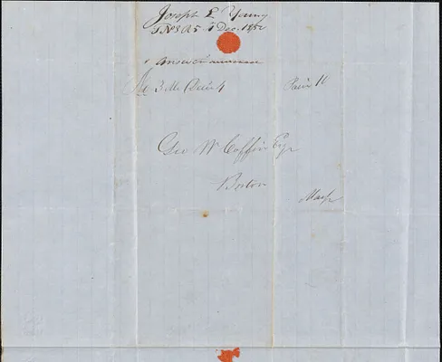 Joseph L. Young to George Coffin, 1 December 1850