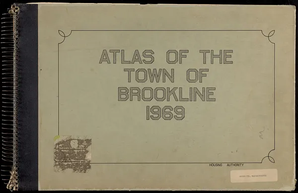 Atlas of the town of Brookline 1969
