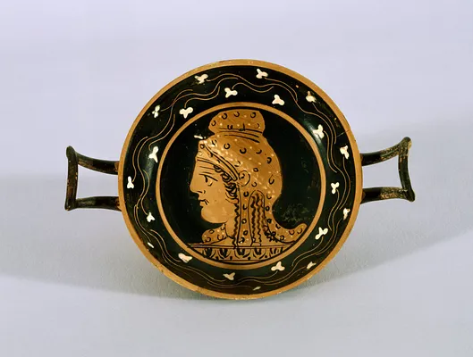 Kylix with Head of an Amazon