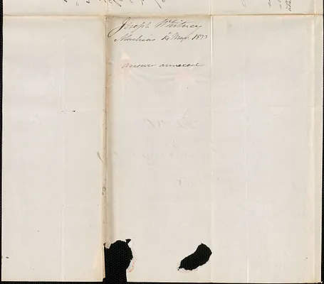 Joseph Whitney to George Coffin, 14 March 1833