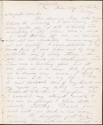 Letter from John D. Long to Zadoc Long and Julia D. Long, August 17, 1866