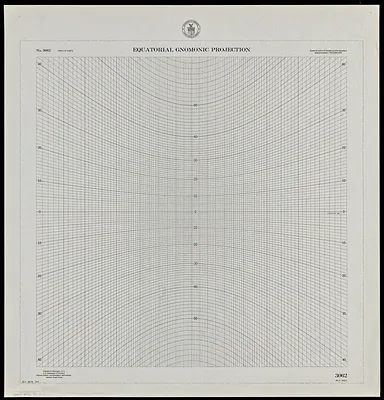 Equatorial gnomonic projection
