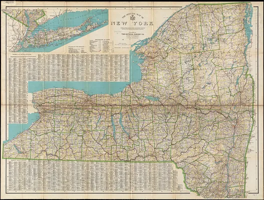 The official map of New York