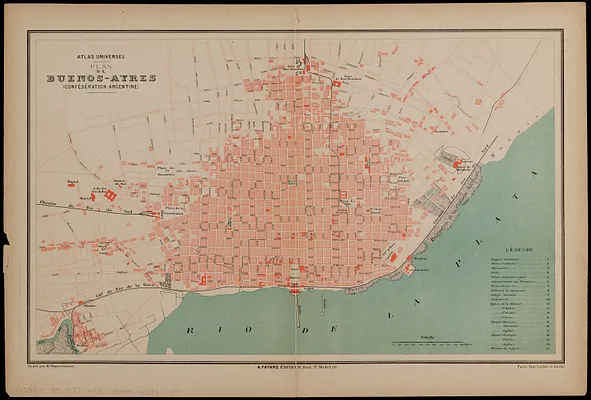 Plan de Buenos-Ayres (Confédération Argentine)