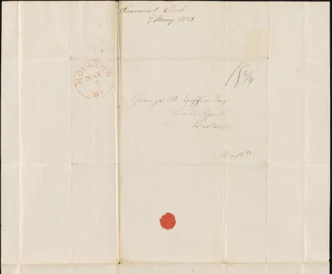 Samuel Cook to George Coffin, 7 May 1838