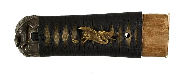 Tsuka with Hawks and Crane