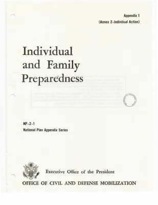 The National Plan for Civil Defense and Defense Mobilization, Annexes #1-3