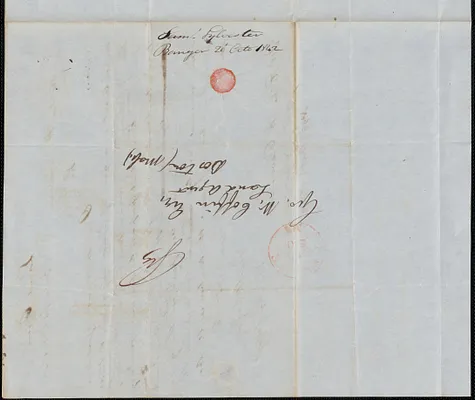 Samuel Sylvester to George Coffin, 20 October 1842