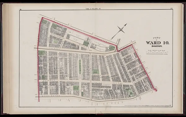 Atlas of the county of Suffolk, Massachusetts : vol. 1st including Boston proper : from actual surveys and official records