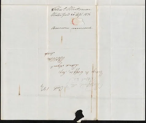 Charles Whitman to George Coffin, 20 April 1836