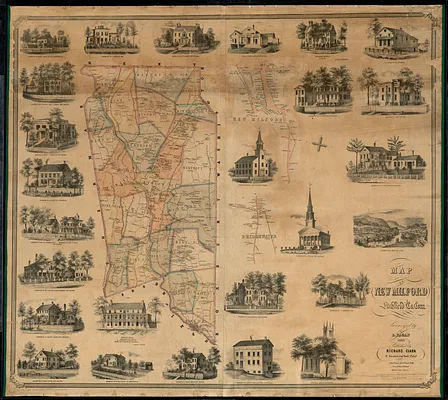 Map of New Milford, Litchfield Co., Conn