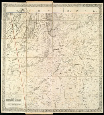 Map of northern Georgia