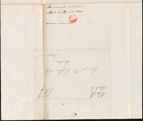 Hartwell & Rollins to George Coffin, 8 April 1845
