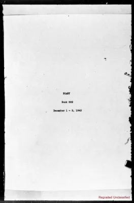 Volume 592, December 1 – December 3, 1942