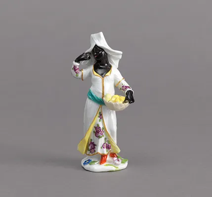 Blackamoor Figure of a Fruit Vendor