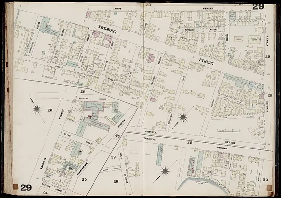 Insurance map of Charlestown : portions of Roxbury (now annexed to Boston) and Cambridge