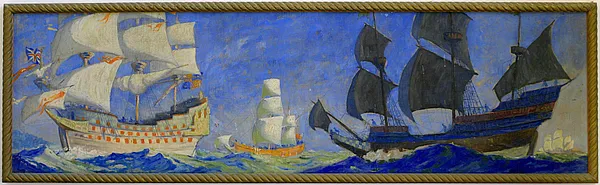 Ships Through the Ages: Dreadnought, "The Sovereign of the Seas," Ketch, Drake's ship, "Golden Hilden"