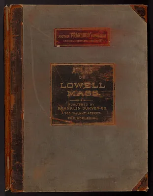 Property atlas of city of Lowell, northern district, Middlesex County, Massachusetts, showing the entire city complete in one volume