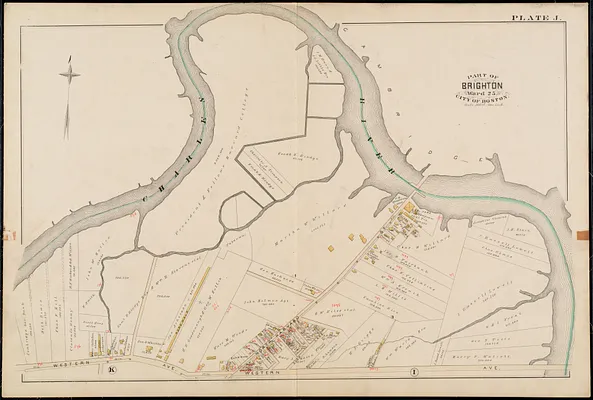 Atlas of the city of Boston : Charlestown and Brighton