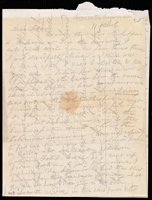 Letter from Caroline Weston, Worcester, [Mass.], to Debora Weston, [1837?]
