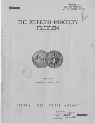 Central Intelligence Agency, Office of Reports and Estimates Report, Number 71-48, The Kurdish Minority Problem