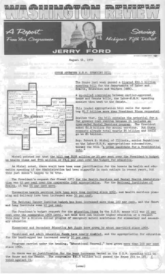Ford Newsletter, August-October 1972
