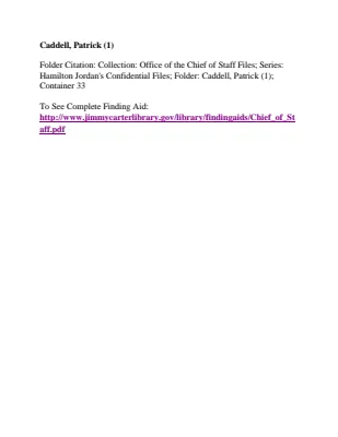 Caddell, Patrick [1]
