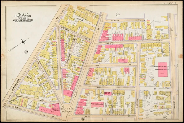 Atlas of the city of Boston : Charlestown
