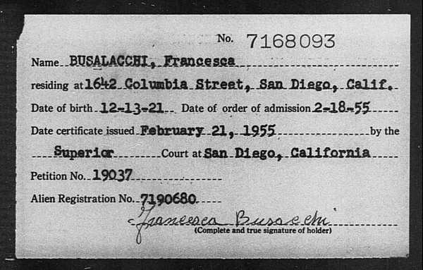 Busalacchi, Francesca - 1955