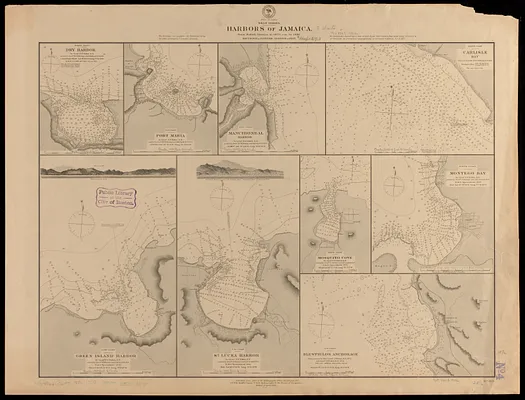 West Indies, harbors of Jamaica