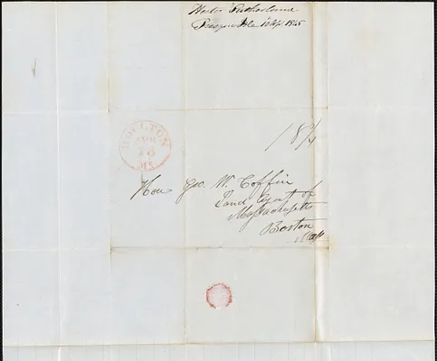H. Sutherland to George Coffin, 10 April 1845