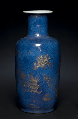 Vase with Lotus Plants