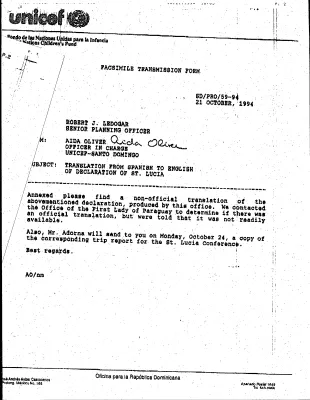 HRC [Hillary Rodham Clinton]/Summit of the Americas [12/10/94] [3]