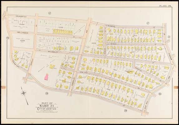Atlas of the city of Boston, Roxbury
