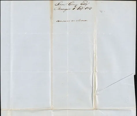 Samuel Cory to George Coffin, 1 September 1847
