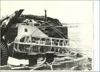 Correspondence: B&W photograph of ARGO being loaded on vessel. Enclosed in correspondence to Pat Gadban (Science Editor, CBS Educational and Prof. Publ.).
