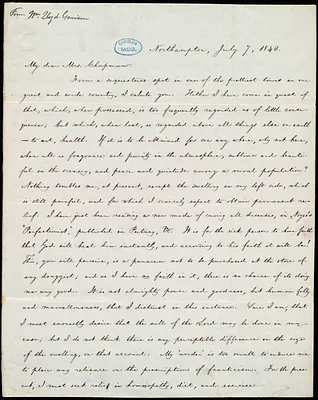 Letter from Maria Weston Chapman, Boston, [Mass.], to Elizabeth Pease Nichol, Aug. 30, 1838