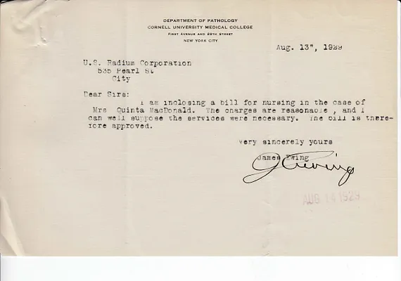 Letters Received, August 13, 1929