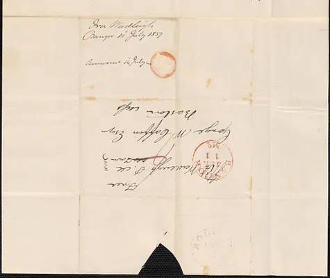 Ira Wadleigh to George Coffin, 10 July 1837
