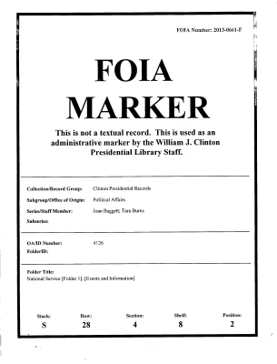 National Service [Folder 1]:[Events and Information]
