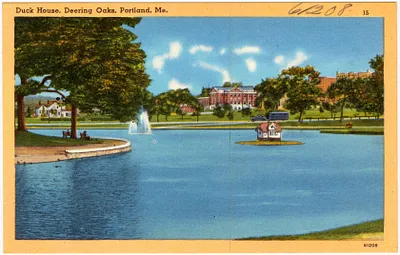 Duck House, Deering Oaks, Portland, Me.