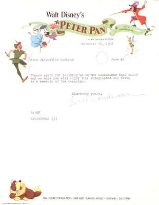 Letter from Bill Anderson to Jackie Cochran