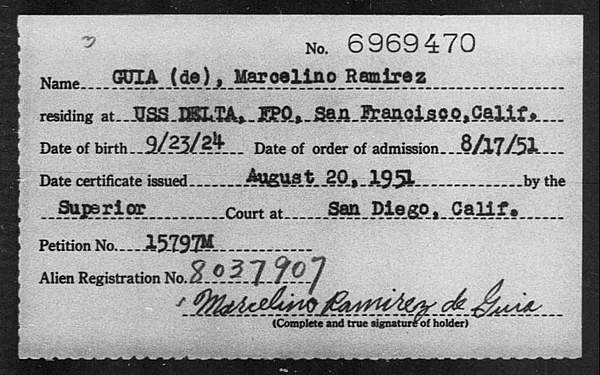 Guia, Marcelino Ramirez - 1951