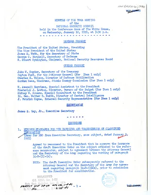 Minutes of the Seventy-Eighth Meeting of the National Security Council