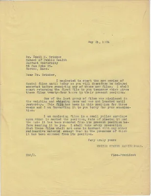 Letters Received to H.B. Viedt, May 14, 1924